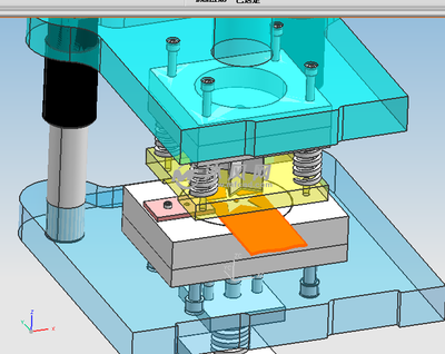 五角星正装复合模具 冲压模具设计中的精妙之作