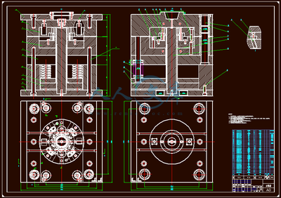 分油套注塑模具设计（全套含CAD图纸）